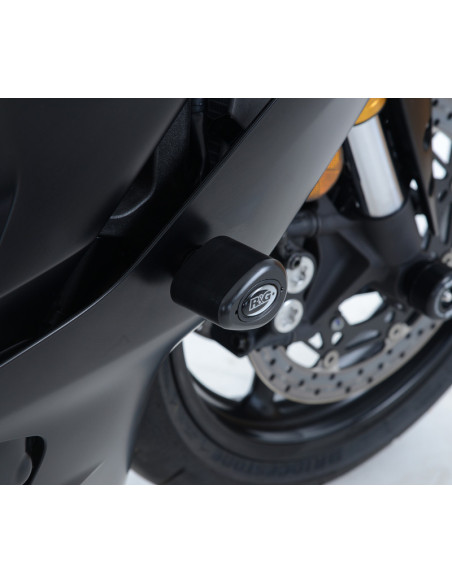Tampons de protection R&G RACING Aéro noir - YAMAHA YZF-R6