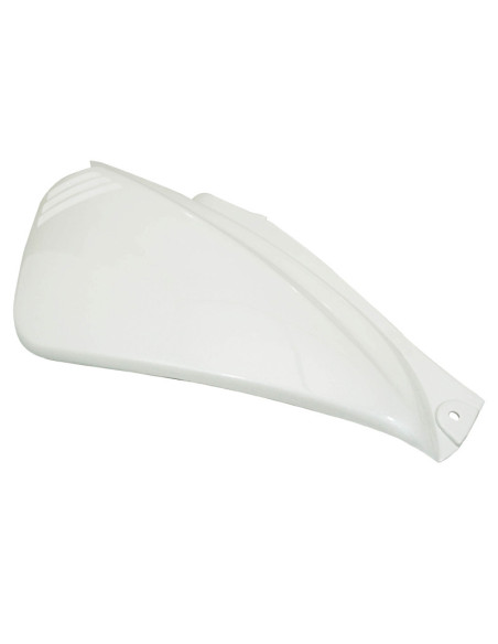 Carénage coque arrière scooter MBK 50 Booster NG/Rocket/Yamaha 50 BWS Bump/Spy Blanc brillant Droit