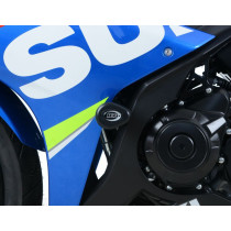 Tampons de protection R&G RACING Aéro noir (sans perçage) - SUZUKI GSX250R
