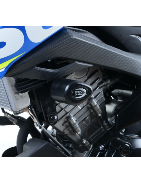 Tampons de protection R&G RACING Aéro noir - SUZUKI GSX-S125