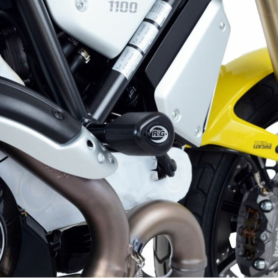 Tampons de protection R&G RACING Aéro noir - DUCATI Scrambler
