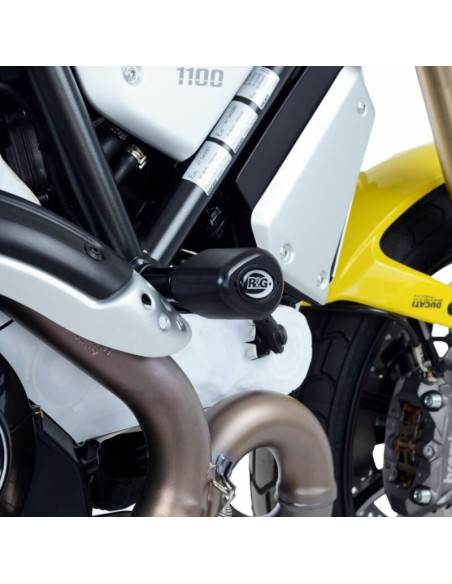 Tampons de protection R&G RACING Aéro noir - DUCATI Scrambler