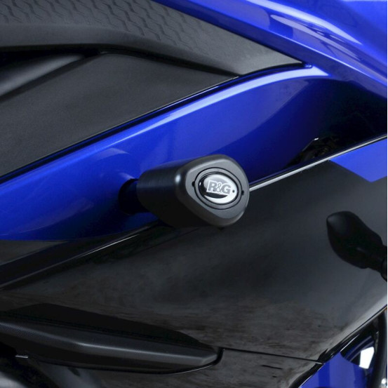 Tampons de protection R&G RACING Aéro noir - YAMAHA YZF-R3