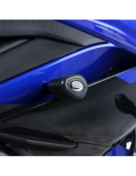 Tampons de protection R&G RACING Aéro noir - YAMAHA YZF-R3