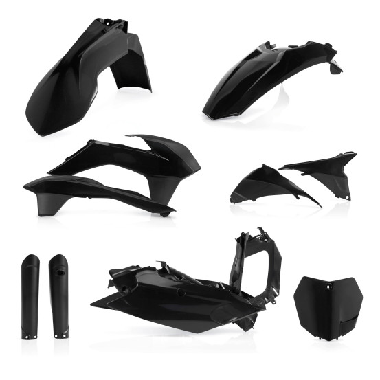 Kit plastiques complet - Noir - ACERBIS KTM 125/150 SX 2015 250 SX 2015-2016 250/450/505 SXF 2015