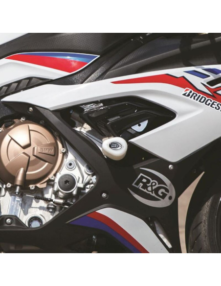 Tampons de protection R&G RACING Aéro Race noir - BMW S1000RR