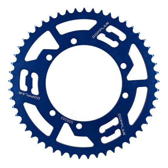 Couronne aluminium 428 53 dents DOPPLER Sherco Enduro/SM Bleu