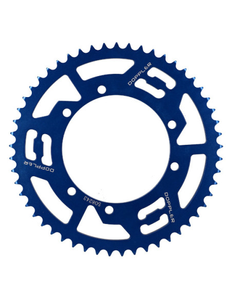 Couronne aluminium 428 53 dents DOPPLER Sherco Enduro/SM Bleu