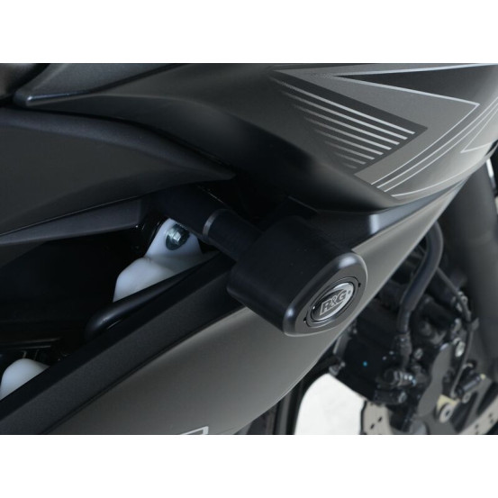 Tampons de protection R&G RACING Aero blanc KAWASAKI Z 250/300 2015 - 2018