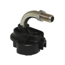 Couvercle de boisseau coudé carburateur DELL'ORTO PHVA