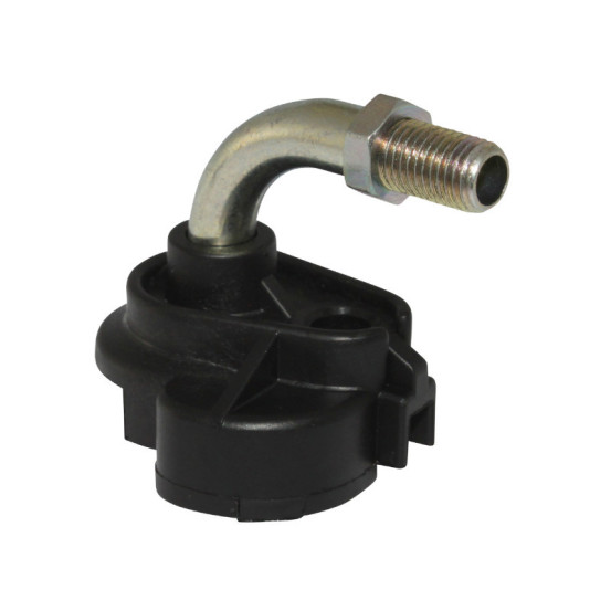 Couvercle de boisseau coudé carburateur DELL'ORTO PHVA