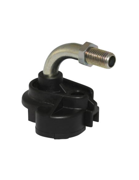 Couvercle de boisseau coudé carburateur DELL'ORTO PHVA