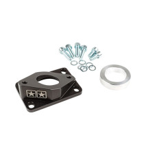 Pipe d'admission mécaboite STAGE6 R / T High Flow Minarelli 50 AM6 / Derbi 34mm carburateur PWK - Noir