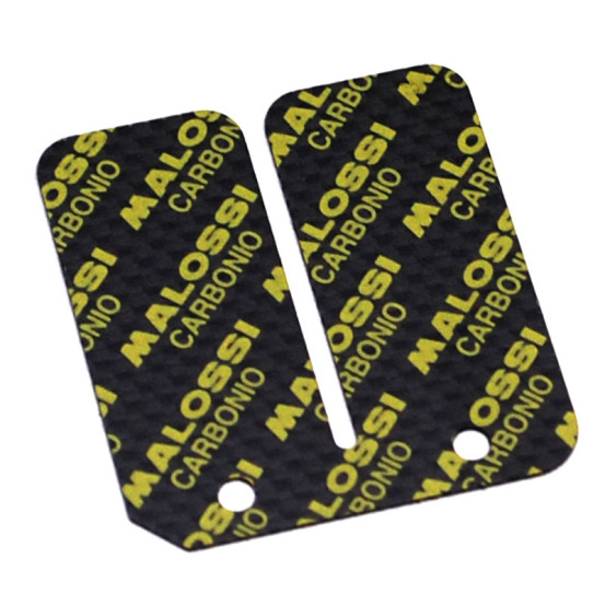 Lamelles de clapets MALOSSI carbone MBK 50 Booster Stunt Yamaha 50 BW's Slider (x3)