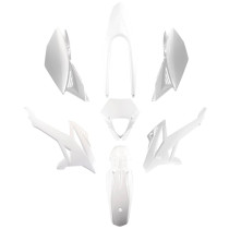 Kit carénages 50 à boite Beta 50 RR après 2012 Blanc (7 pièces)