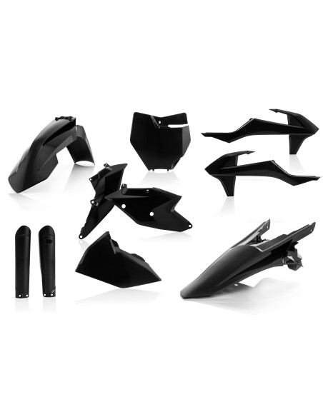 Kit plastiques complet - Noir - ACERBIS KTM 125/150 SX 2016-2018 250 SX 2017-2018 250/350/450 SXF 2016-2018