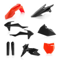 Kit plastiques complet - Noir - ACERBIS KTM 125/150 SX 2016-2018 250 SX 2017-2018 250/350/450 SXF 2016-2018