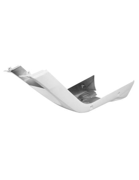Carénage bas de caisse scooter MBK 50 Booster/Yamaha 50 BWS après 2004 Blanc brillant
