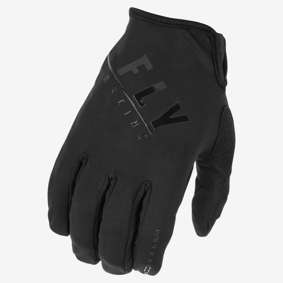 Gants cross Fly Racing Lite Windproof - Noir