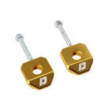 Tendeurs de chaîne DOPPLER Derbi Derbi Senda Gilera SMT RCR Aprilia RX SX Or (axe 12mm)