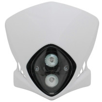 Tête de fourche 50cc Duke Blanc (halogène)