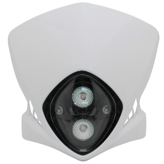 Tête de fourche 50cc Duke Blanc (halogène)