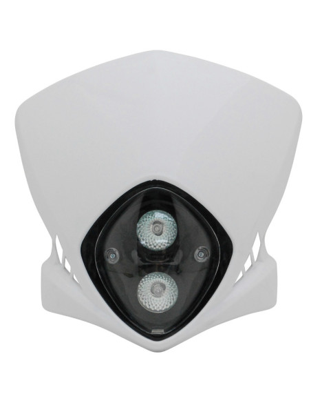 Tête de fourche 50cc Duke Blanc (halogène)