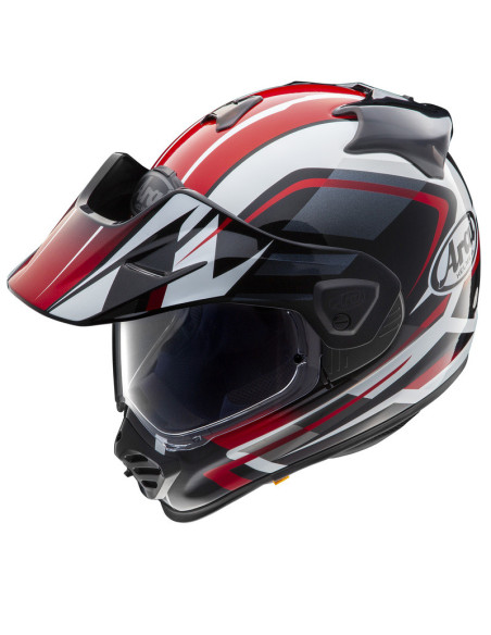 Casque intégral ARAI TOUR-X5 Discovery - Blanc Rouge Noir