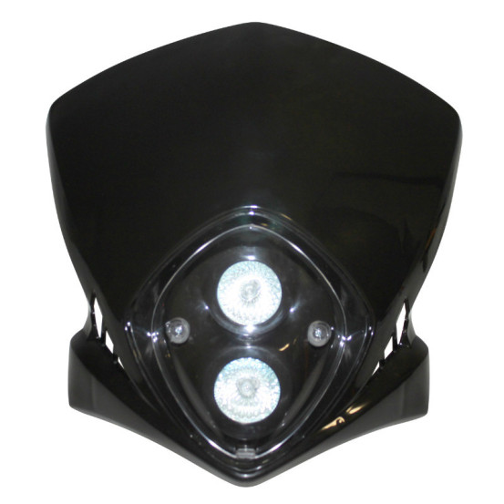 Tête de fourche 50cc Duke Noir (halogène)