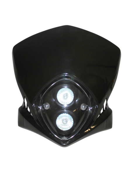 Tête de fourche 50cc Duke Noir (halogène)