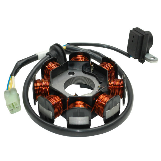 Stator d'allumage scooter Kymco 50 Bet Win/Super 9/Top Boy/Vitality Dink/People (8 pôles)