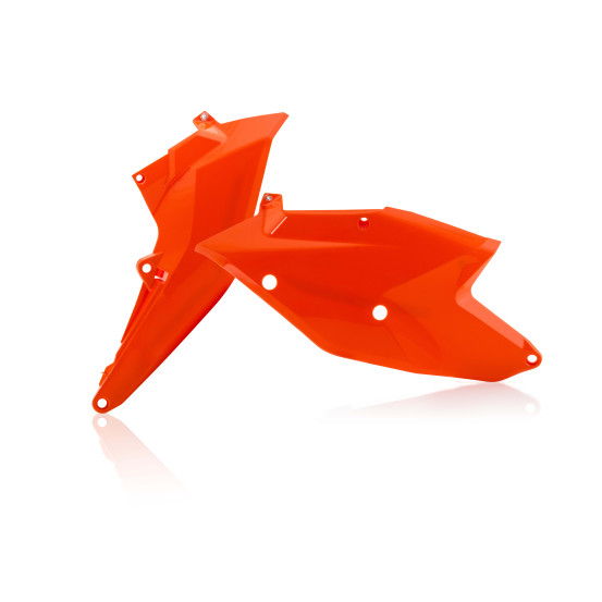 Plaques latérales - Orange - ACERBIS KTM 125/250/300 EXC 250/350/450/500 EXCF 125/150/250 SX 250/350/450 SXF
