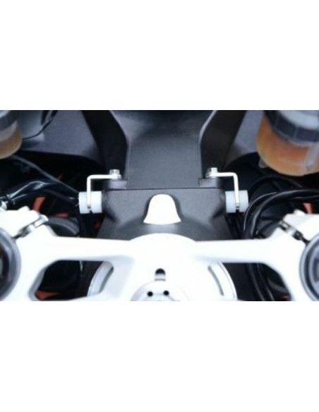 Protections de butée de direction R&G RACING noir - DUCATI 899-1199-1299 PANIGALE
