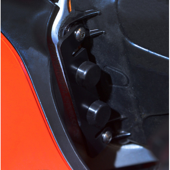 Protection de butée de direction R&G RACING noir - DUCATI Panigale V4