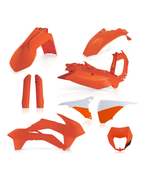Kit plastiques complet - Orange - ACERBIS KTM 125/250/300 EXC 250/350/400/450/500/520/525 EXCF