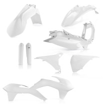 Kit plastiques complet - Blanc - ACERBIS KTM 125/250/300 EXC 250/350/400/450/500/520/525 EXCF