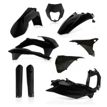 Kit plastiques complet - Noir - ACERBIS KTM 125/250/300 EXC 250/350/400/450/500/520/525 EXCF 2016
