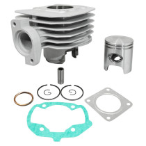 Cylindre piston Peugeot 50 Ludix One Trend Snake Classic Vivacity Kisbee Citystar (aluminium nikasil)