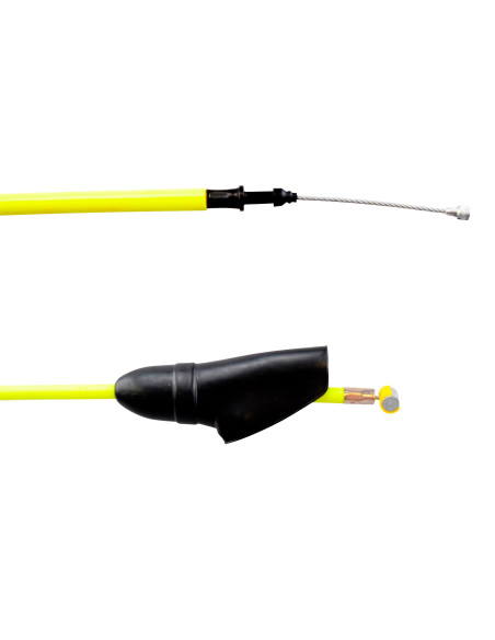 Câble d'embrayage DOPPLER Teflon Derbi euro 3 et 4 Jaune fluo