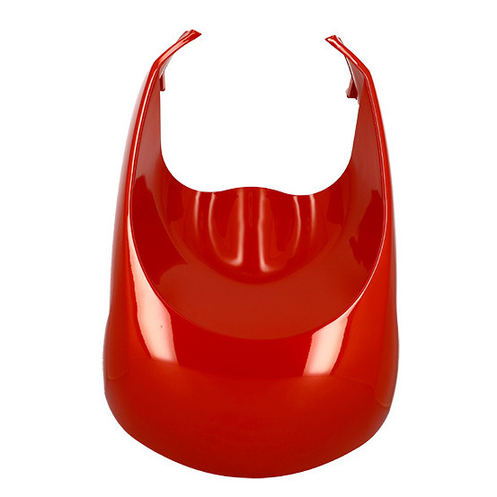 Carénage tablier avant inférieur scooter origine Peugeot Kisbee 2T / 4T Rouge Cherry