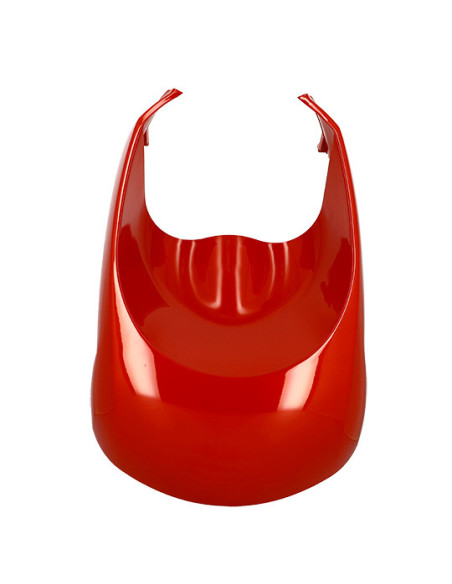 Carénage tablier avant inférieur scooter origine Peugeot Kisbee 2T / 4T Rouge Cherry