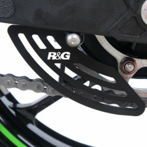 Protection de couronne - dent de requin R&G RACING noir - KAWASAKI Ninja 400