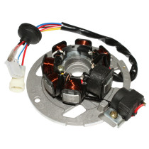 Stator d'allumage scooter CPI 50 Aragon/Hussar/Oliver/Popcorn (7 pôles avec platine)