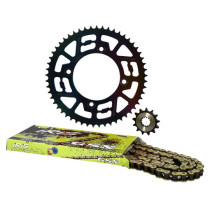 Kit chaine aluminium 13x53 428 DOPPLER Beta Factory / RR SM Néochrome