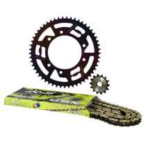 Kit chaine aluminium 14x53 DOPPLER Senda DRD / Racing / Gilera RCR Néochrome