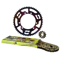 Kit chaine aluminium 13x53 DOPPLER Sherco Enduro / SM Néochrome (428 - 3x2 fixations)