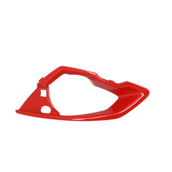 Carénage enjoliveur phare inférieur Gauche scooter origine Peugeot Speedfight 4 FLAT 6 Red