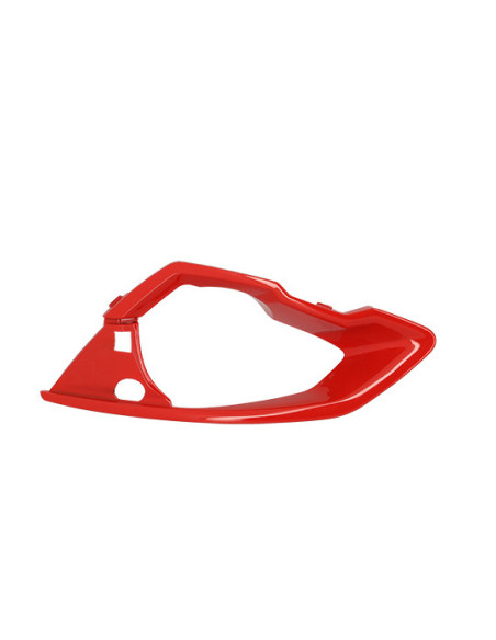 Carénage enjoliveur phare inférieur Gauche scooter origine Peugeot Speedfight 4 FLAT 6 Red
