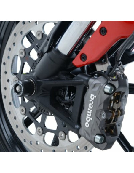 Protections de fourche noire R&G RACING - DUCATI SCRAMBLER