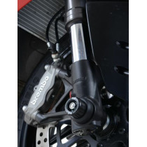 Protections de fourche R&G RACING noir - DUCATI 1299 Panigale